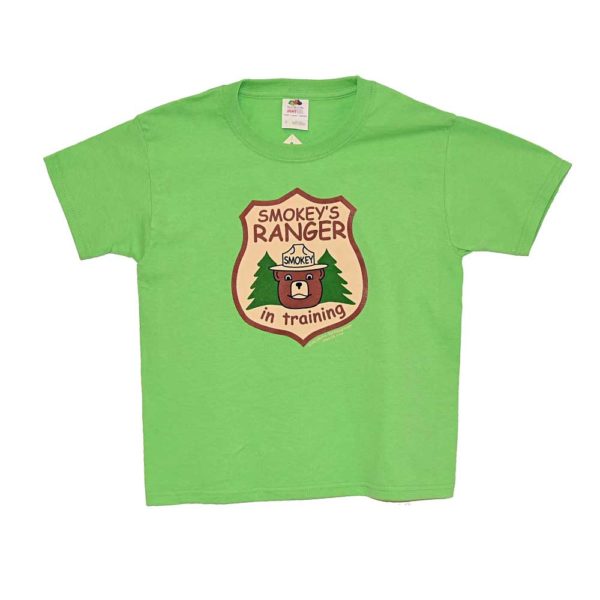 Youth Smokey Ranger In Training T-Shirt (Green)